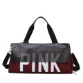 Hot Selling Girls Gym Duffle Bag Pink And Black